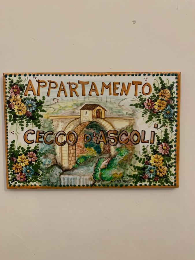 Appartamento Cecco D'Ascoli Ascoli Piceno Exterior foto